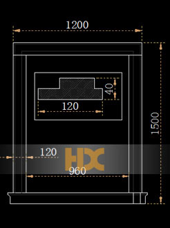 石材窗套CAD